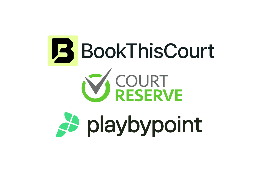 BookThisCourt vs CourtReserve vs Play by Point